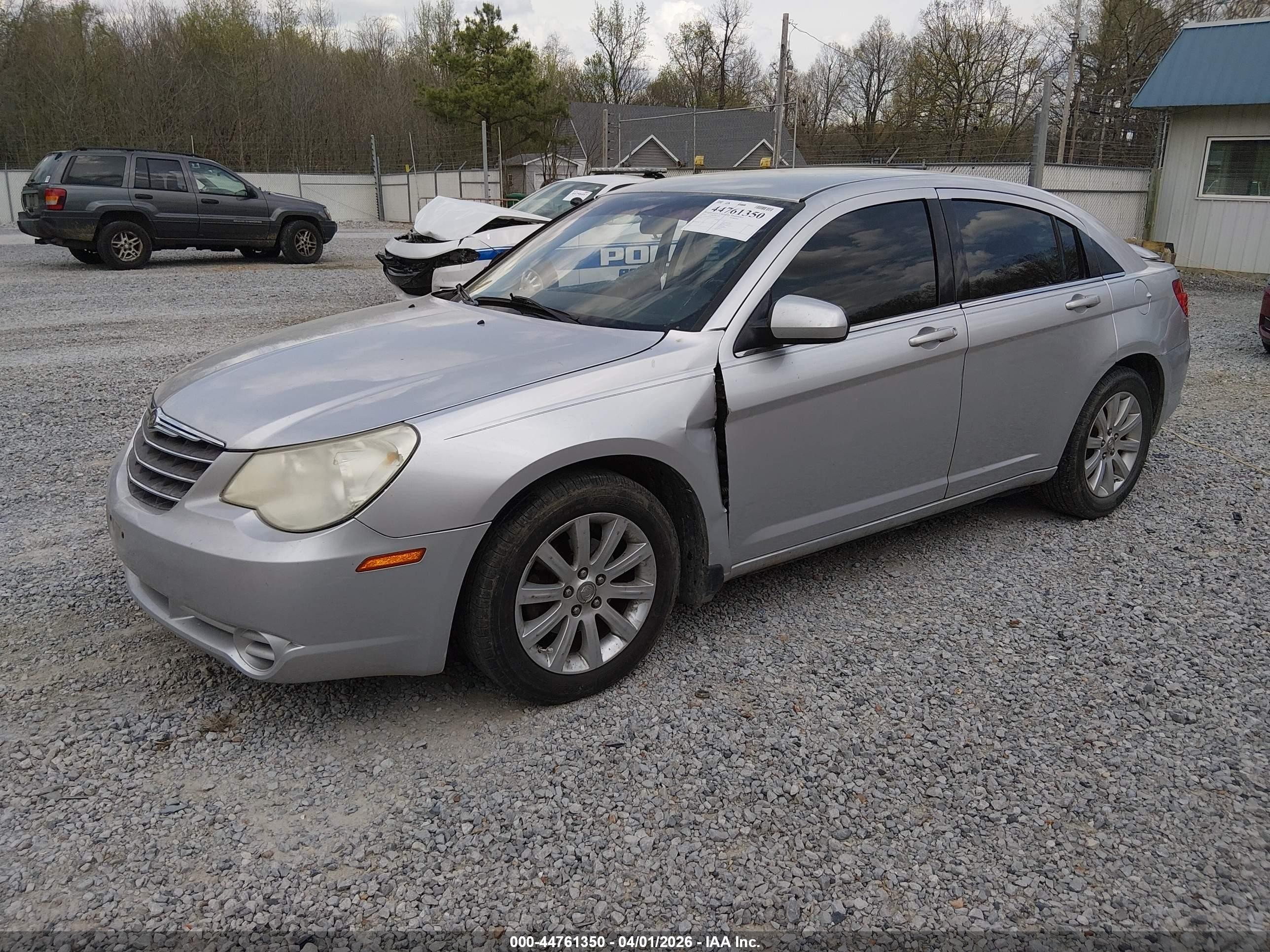 2010 Chrysler Sebring Limited Silver vin: 1C3CC5FB6AN187876