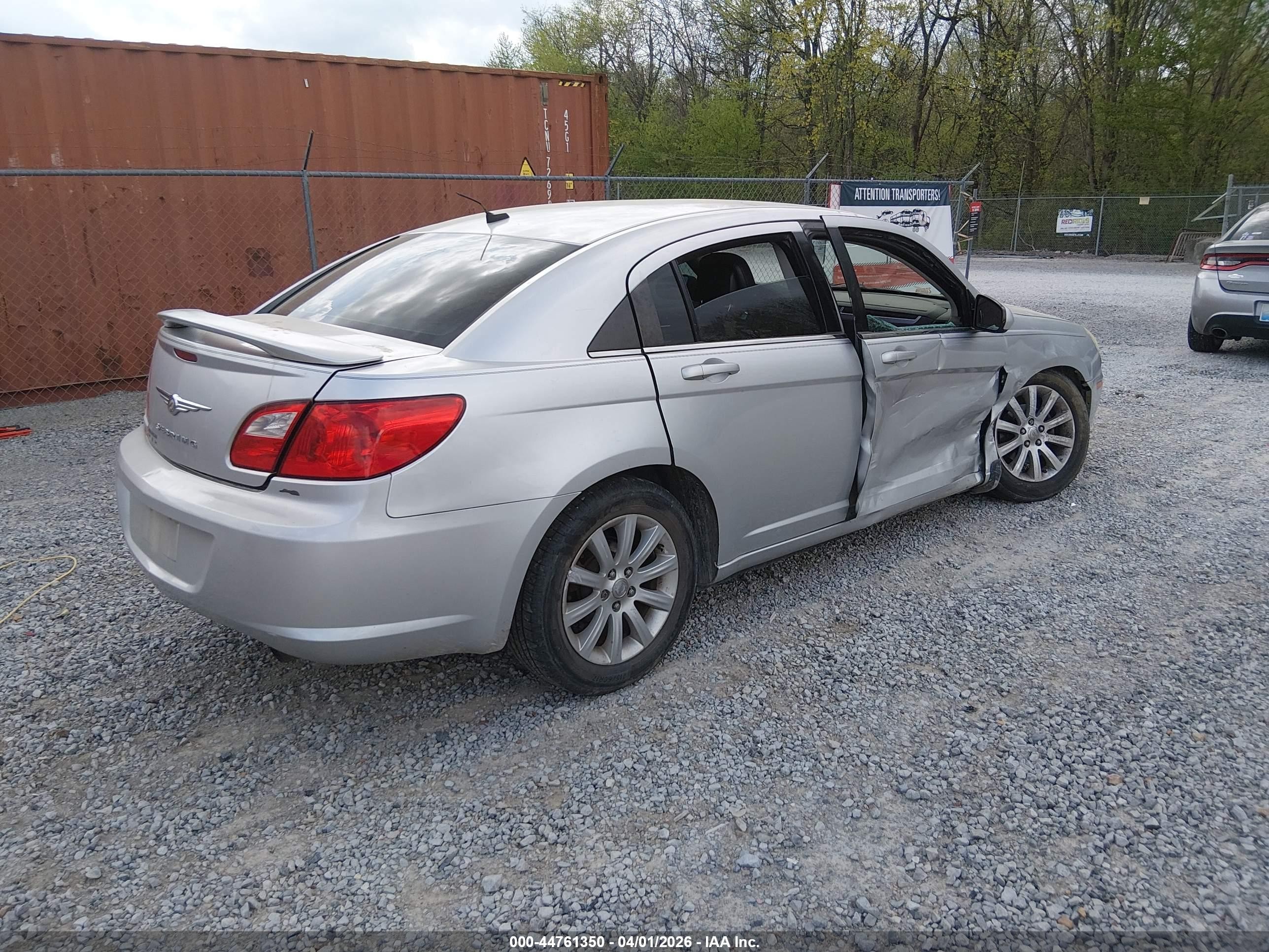 2010 Chrysler Sebring Limited Silver vin: 1C3CC5FB6AN187876