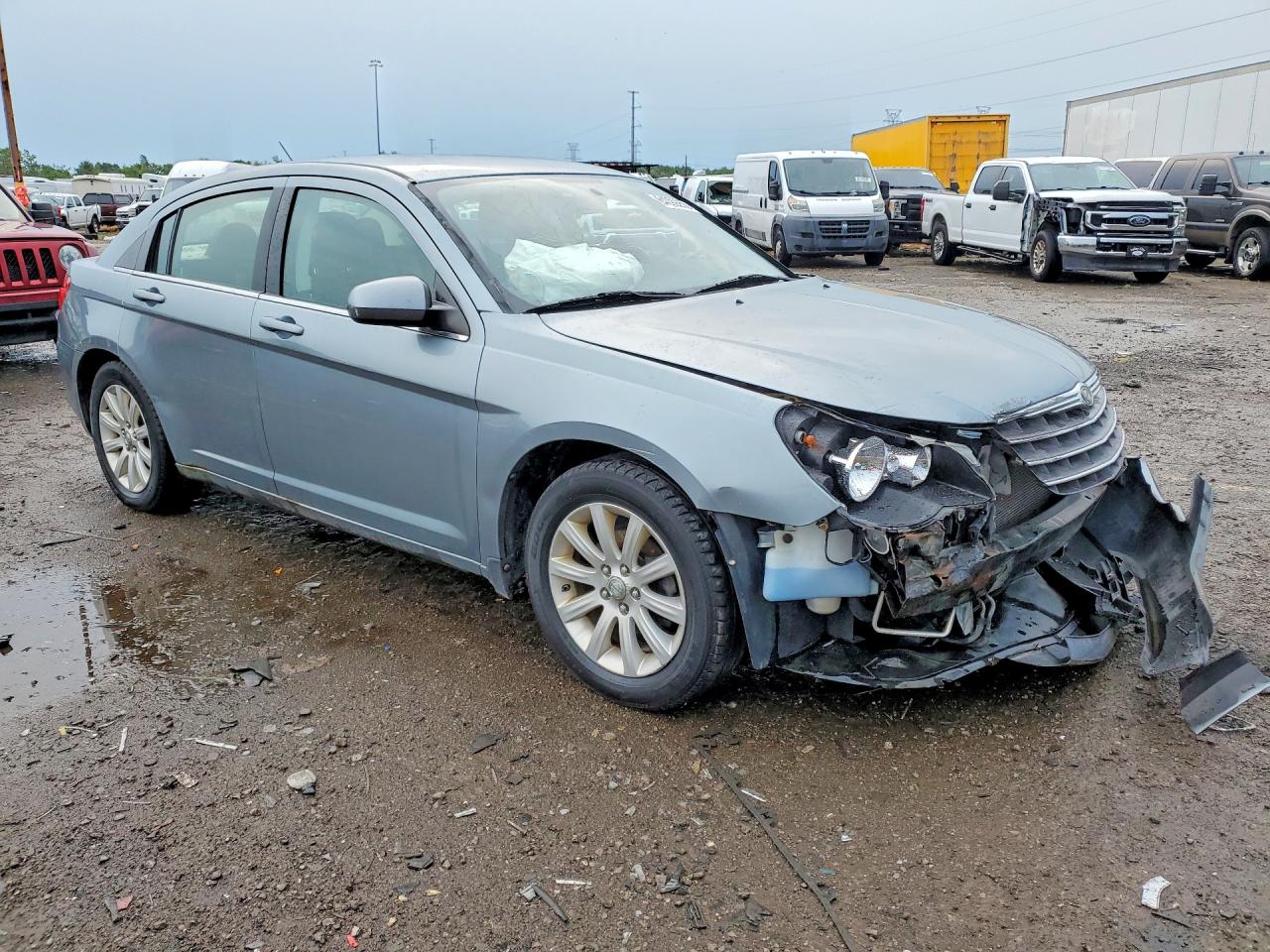 2010 Chrysler Sebring Limited Синий vin: 1C3CC5FB8AN217380