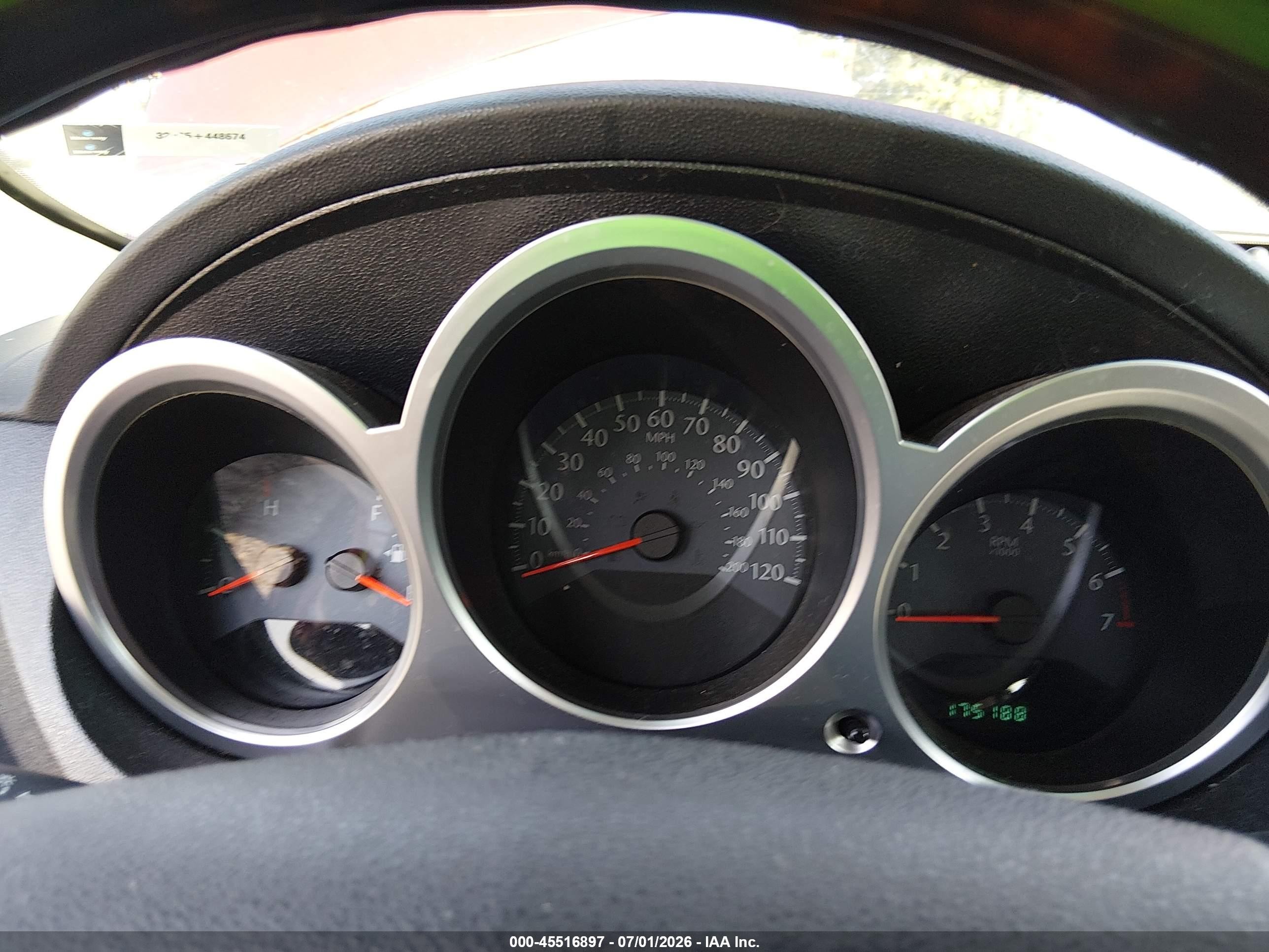 2010 Chrysler Sebring Limited Red vin: 1C3CC5FD3AN134702