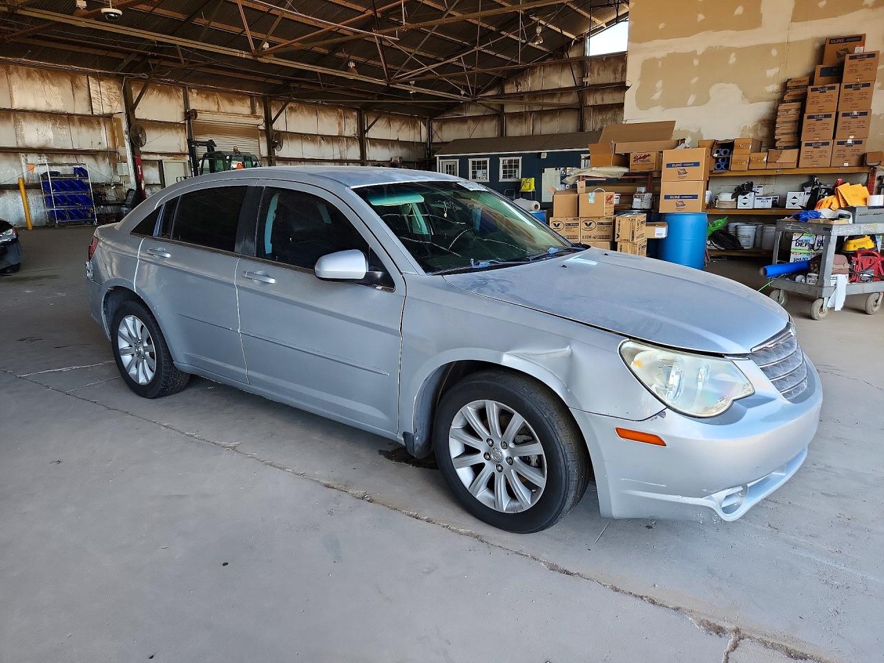 2010 Chrysler Sebring Limited Silver vin: 1C3CC5FD5AN190818