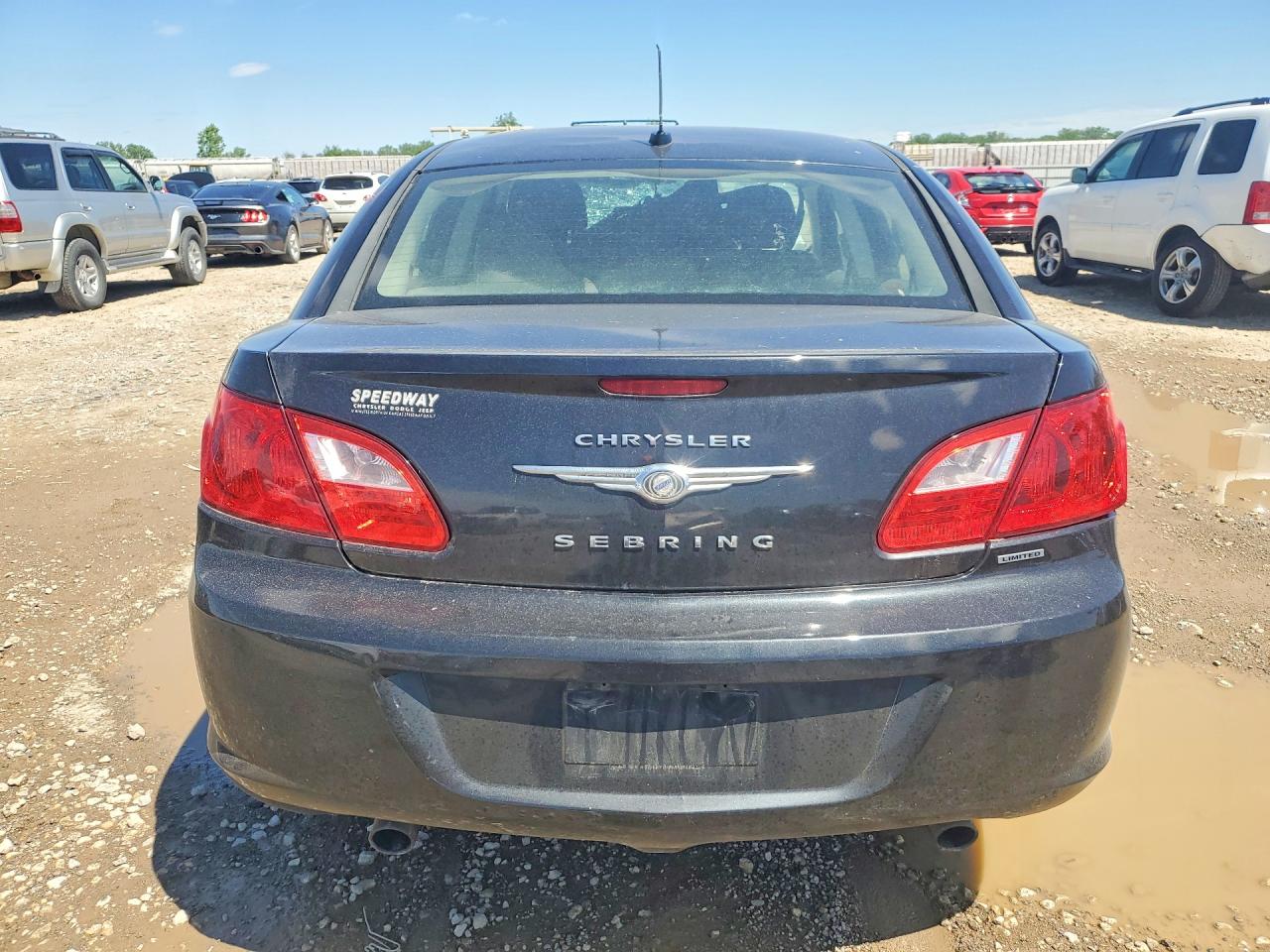 2010 Chrysler Sebring Limited Black vin: 1C3CC5FV8AN148992
