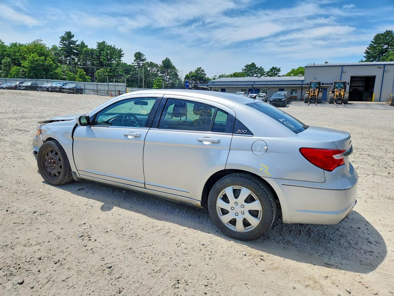 2012 Chrysler 200 Lx Серебряный vin: 1C3CCBAB0CN100885