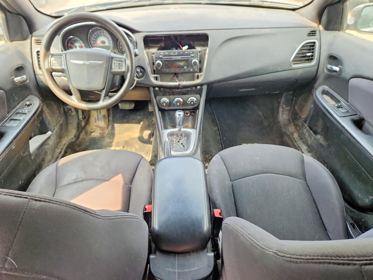 2012 Chrysler 200 Lx Gray vin: 1C3CCBAB0CN328837