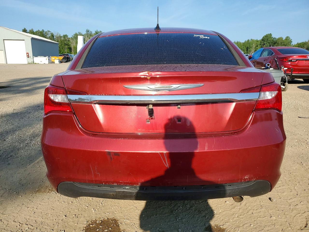 2013 Chrysler 200 Lx Красный vin: 1C3CCBAB0DN524472