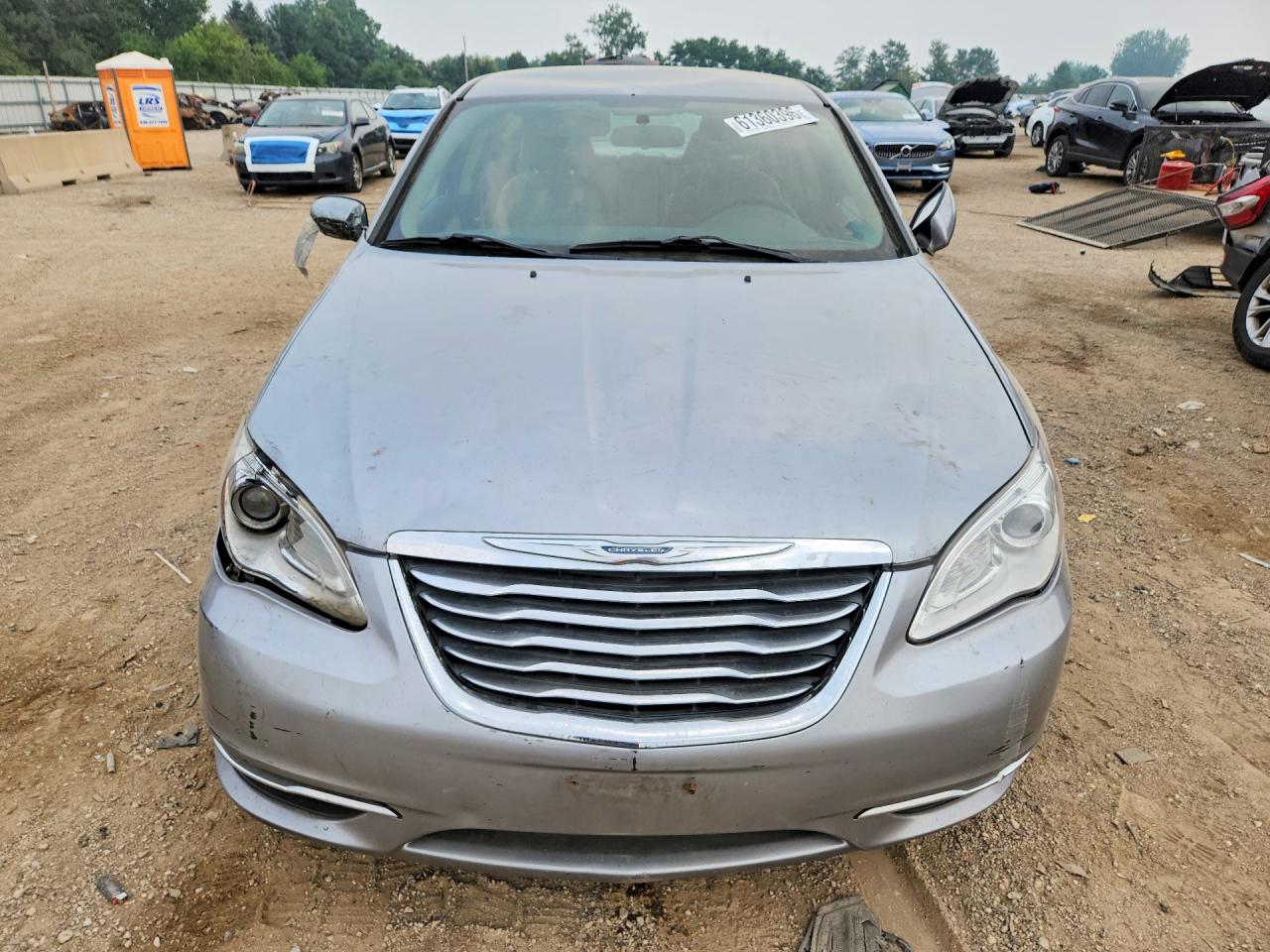 2014 Chrysler 200 Lx Silver vin: 1C3CCBAB0EN122128