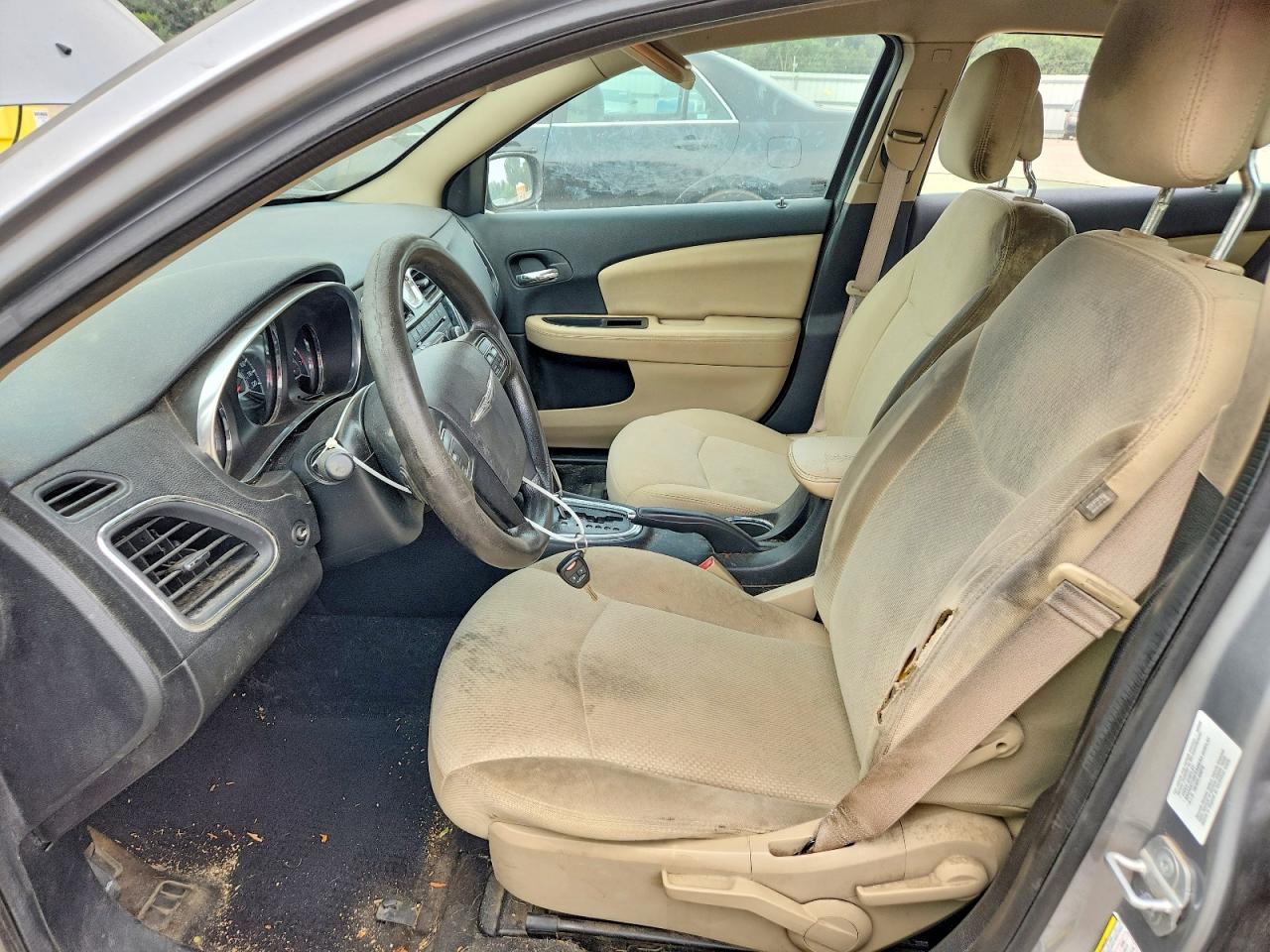 2014 Chrysler 200 Lx Silver vin: 1C3CCBAB0EN122128