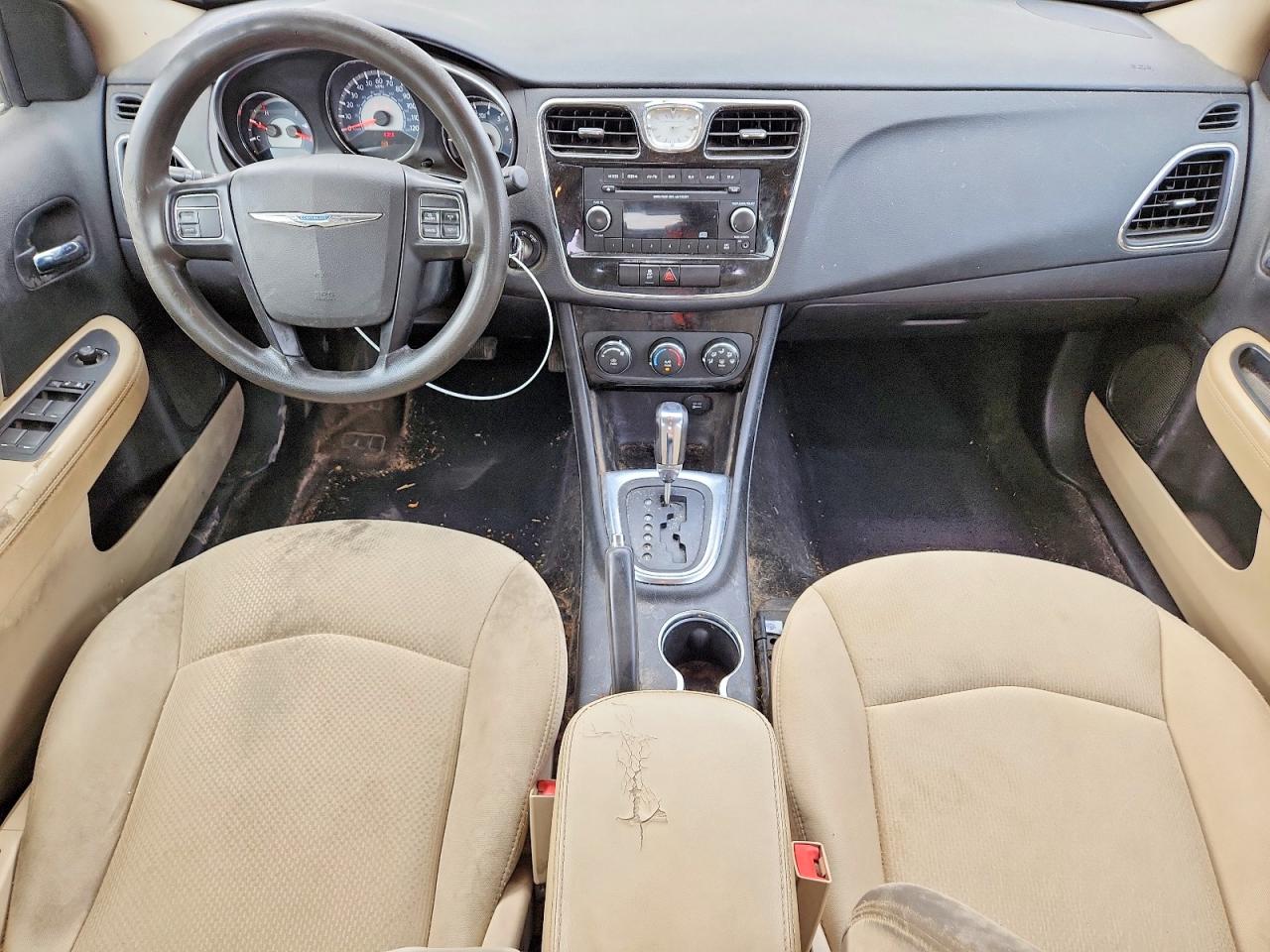 2014 Chrysler 200 Lx Silver vin: 1C3CCBAB0EN122128