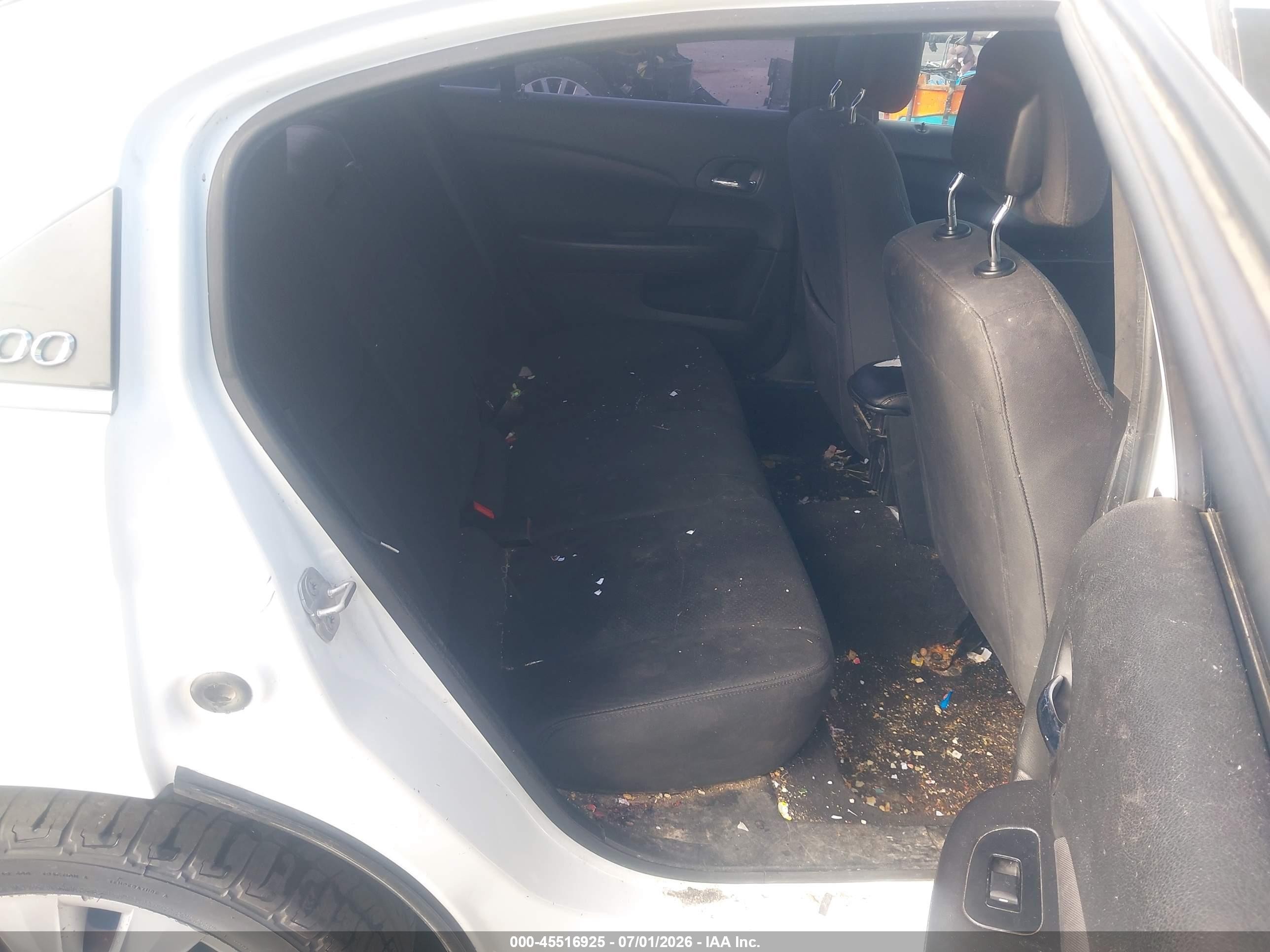 2014 Chrysler 200 Lx White vin: 1C3CCBAB0EN205140