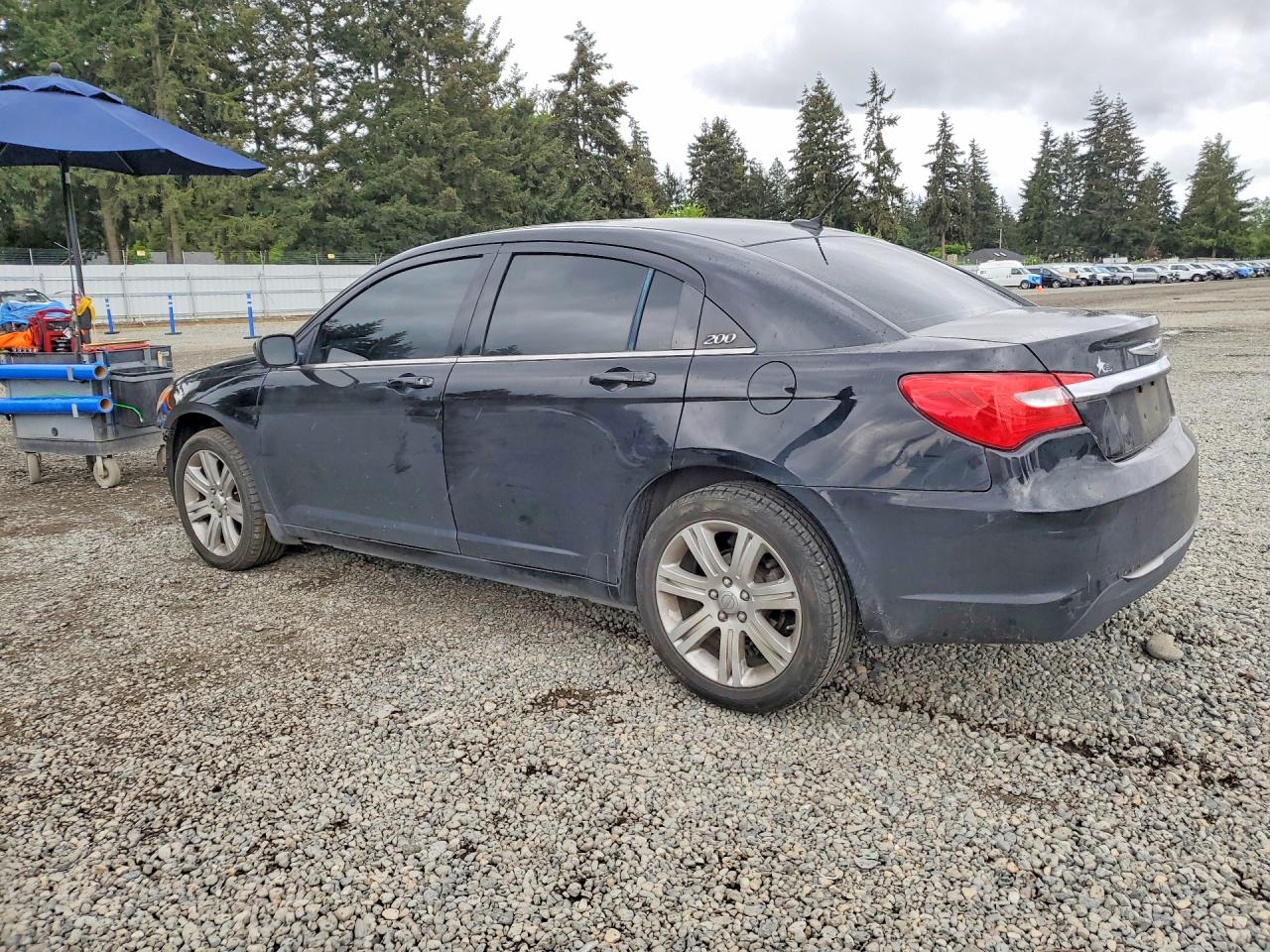 2013 Chrysler 200 Lx Black vin: 1C3CCBAB1DN669973
