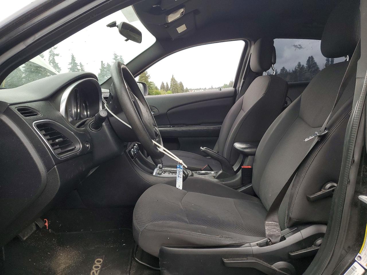 2013 Chrysler 200 Lx Black vin: 1C3CCBAB1DN669973