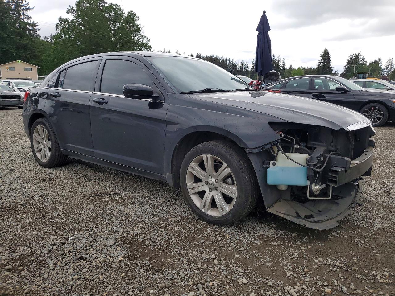 2013 Chrysler 200 Lx Black vin: 1C3CCBAB1DN669973