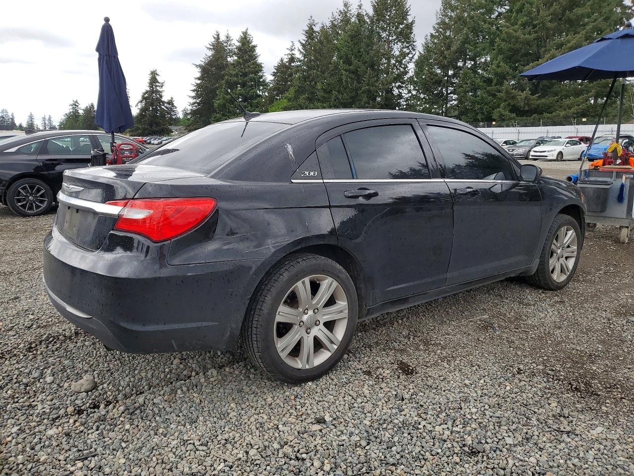 2013 Chrysler 200 Lx Black vin: 1C3CCBAB1DN669973
