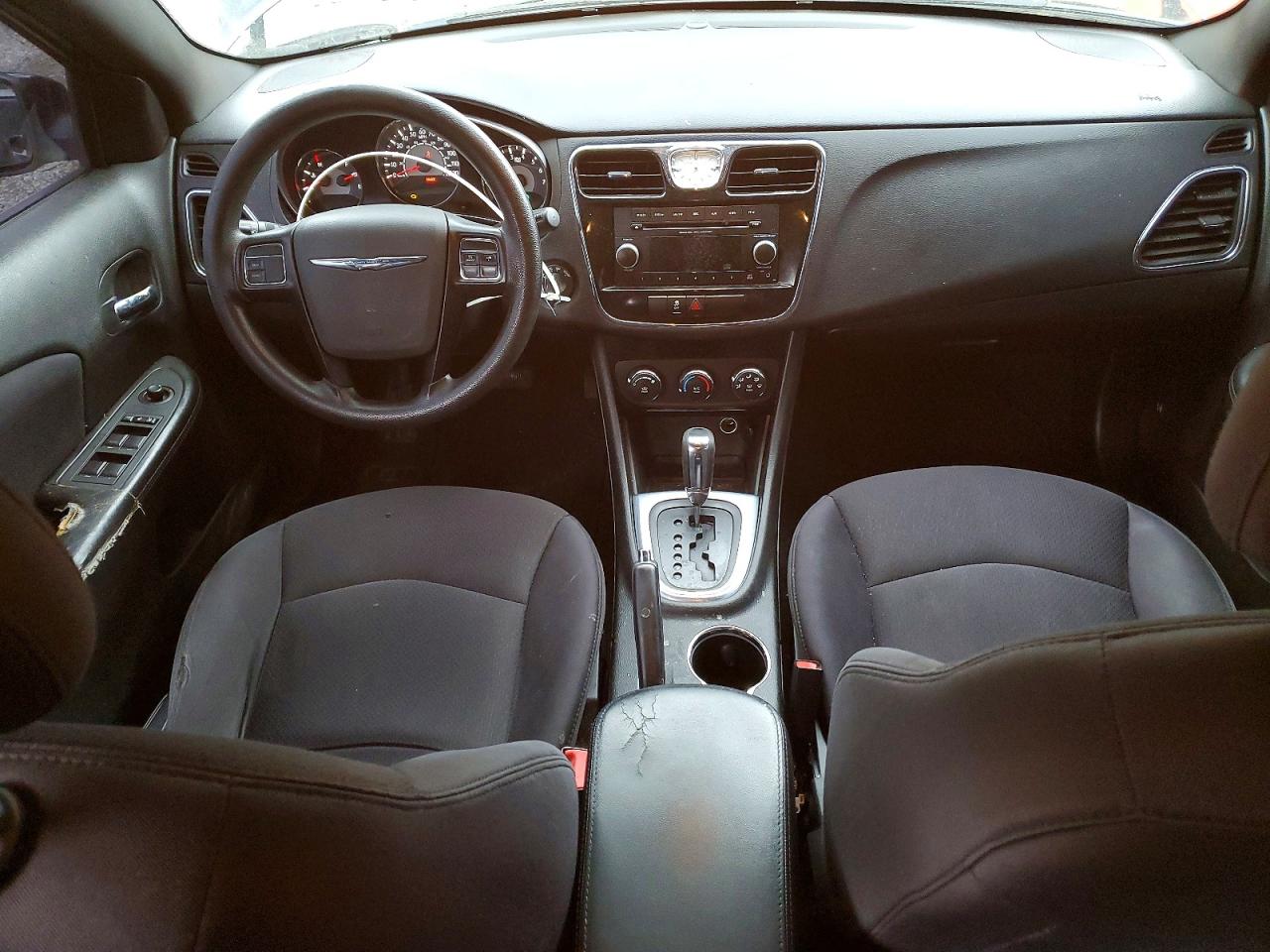 2013 Chrysler 200 Lx Black vin: 1C3CCBAB1DN669973