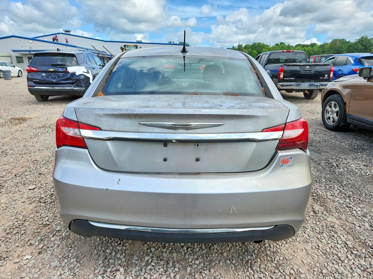 2013 Chrysler 200 Lx Silver vin: 1C3CCBAB1DN670086
