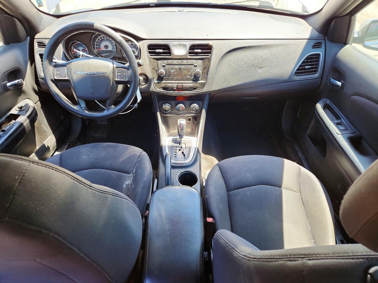 2013 Chrysler 200 Lx Silver vin: 1C3CCBAB1DN736412