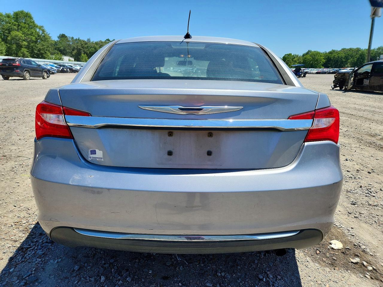 2013 Chrysler 200 Lx Silver vin: 1C3CCBAB1DN736412