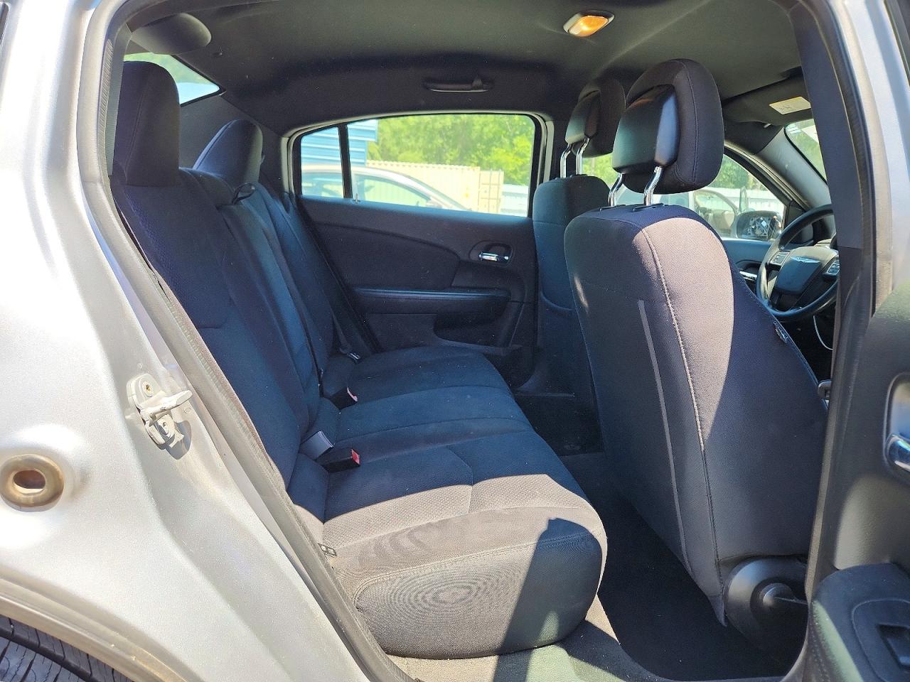 2013 Chrysler 200 Lx Silver vin: 1C3CCBAB1DN736412