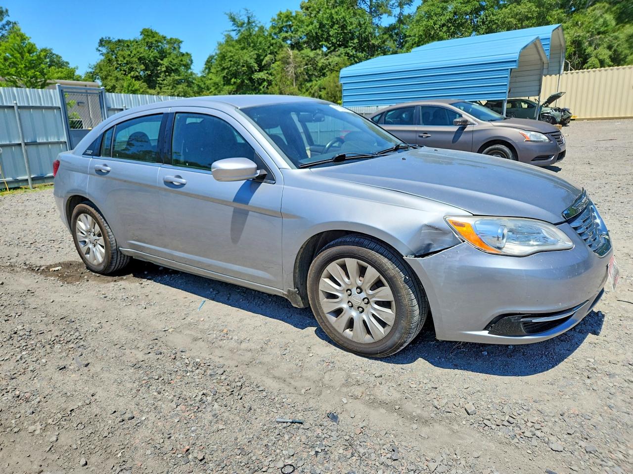 2013 Chrysler 200 Lx Silver vin: 1C3CCBAB1DN736412