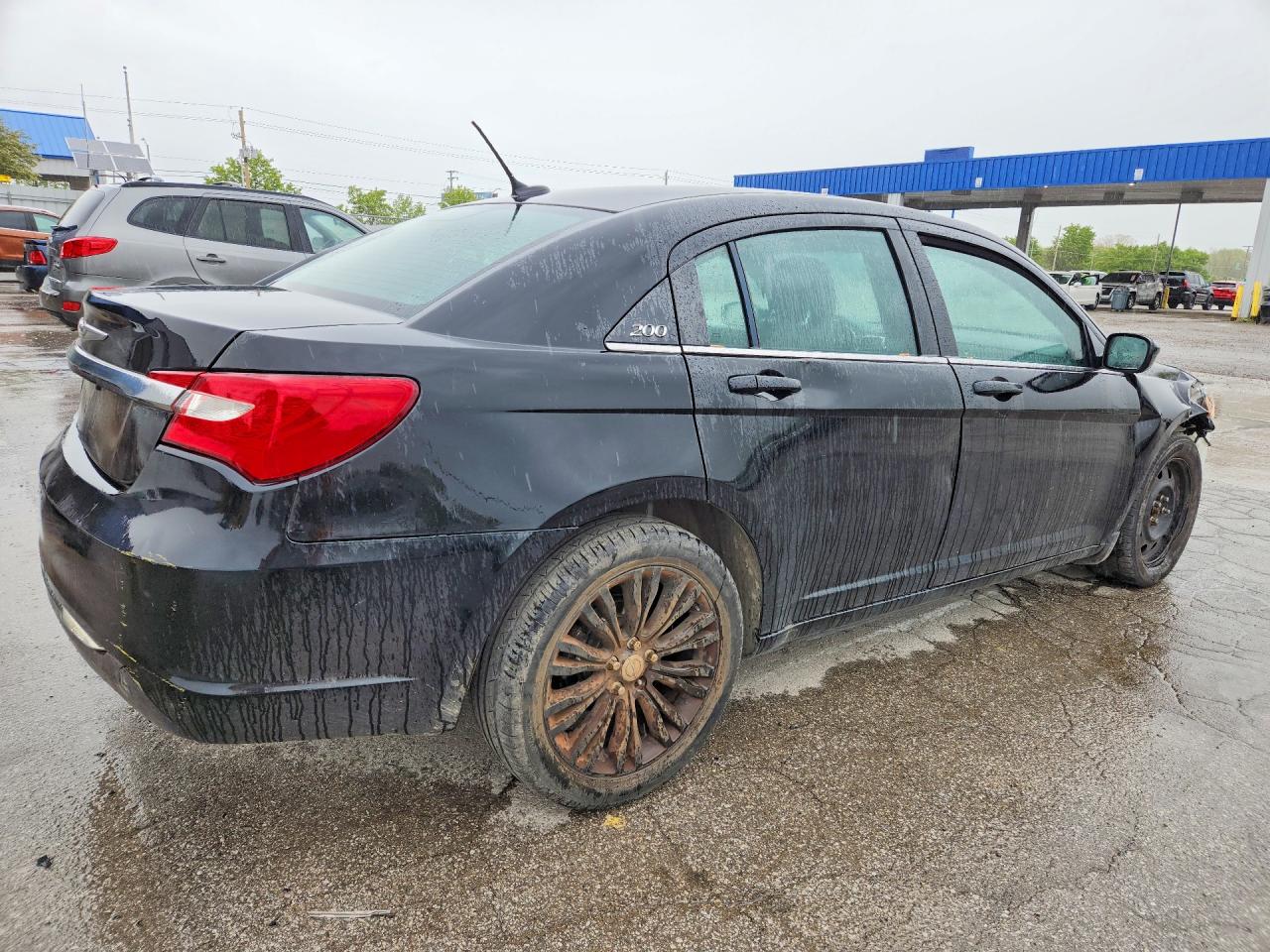 2014 Chrysler 200 Lx Black vin: 1C3CCBAB1EN124485