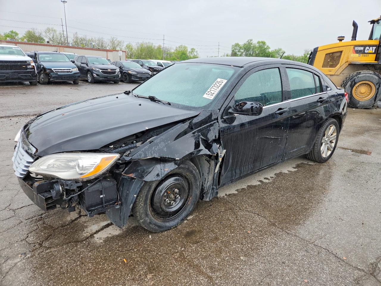 2014 Chrysler 200 Lx Black vin: 1C3CCBAB1EN124485