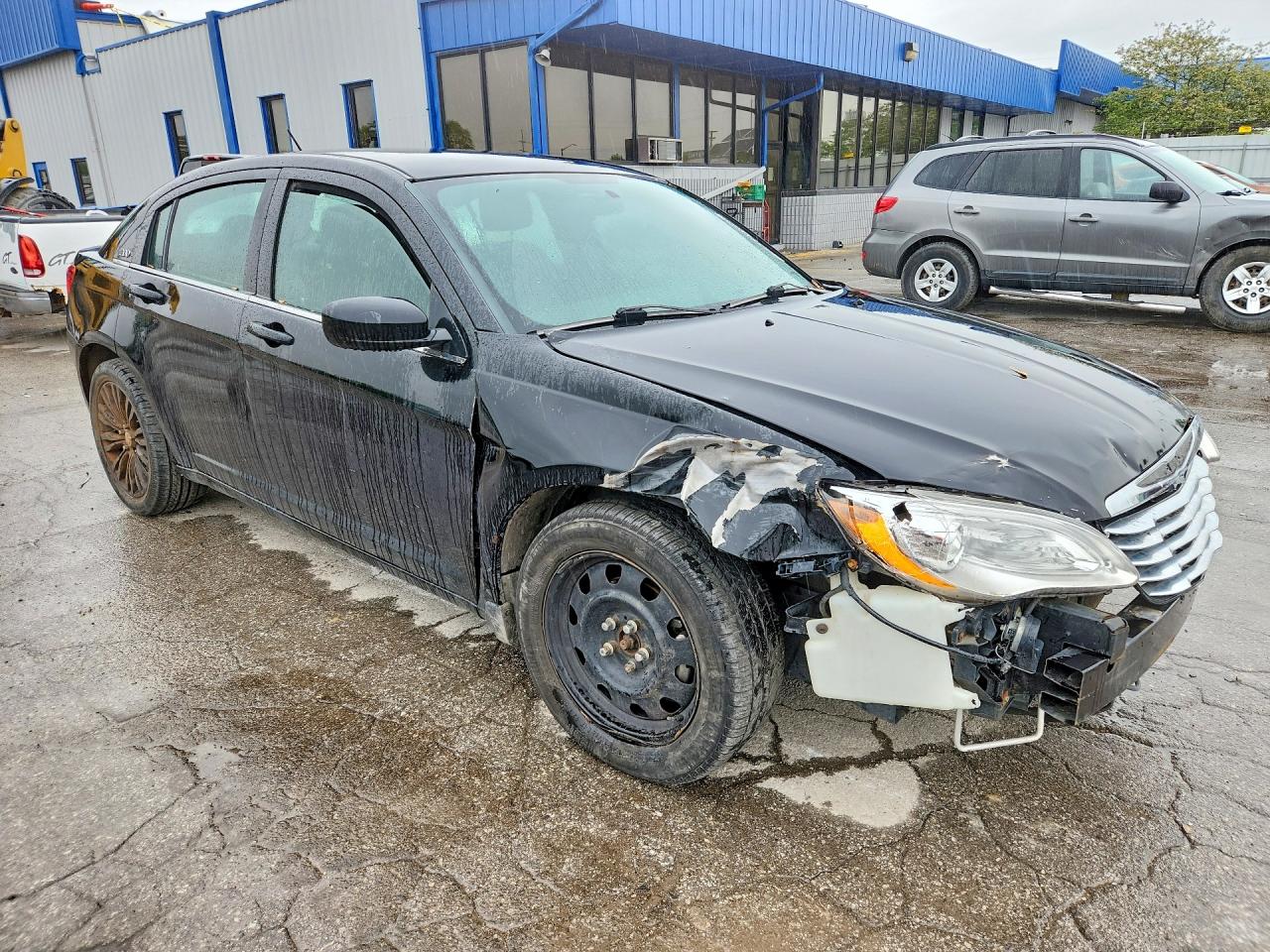 2014 Chrysler 200 Lx Black vin: 1C3CCBAB1EN124485