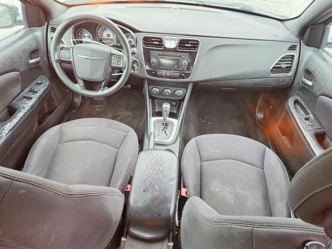 2014 Chrysler 200 Lx Black vin: 1C3CCBAB1EN124485