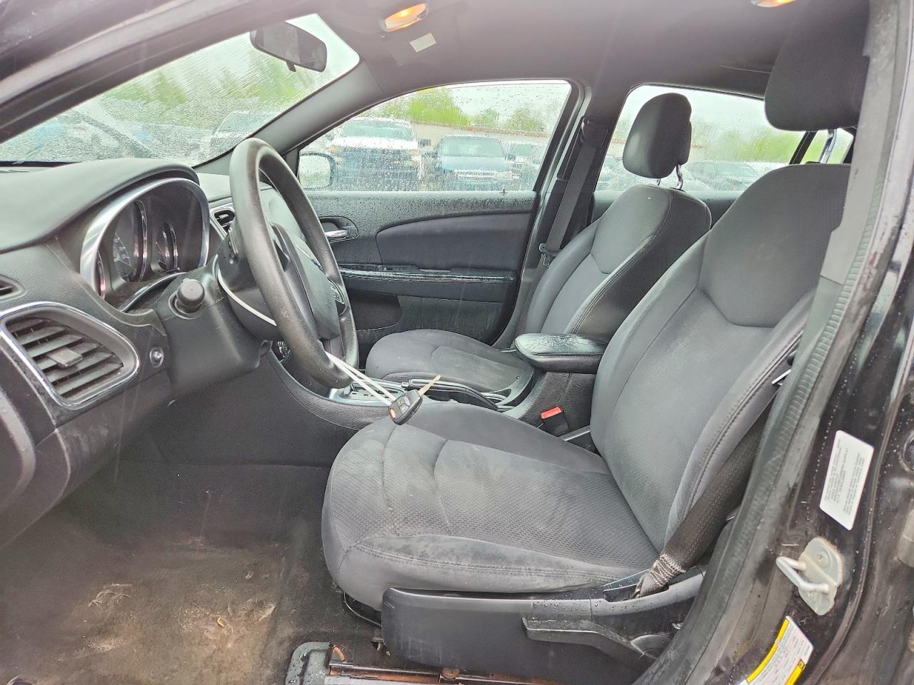 2014 Chrysler 200 Lx Black vin: 1C3CCBAB1EN124485