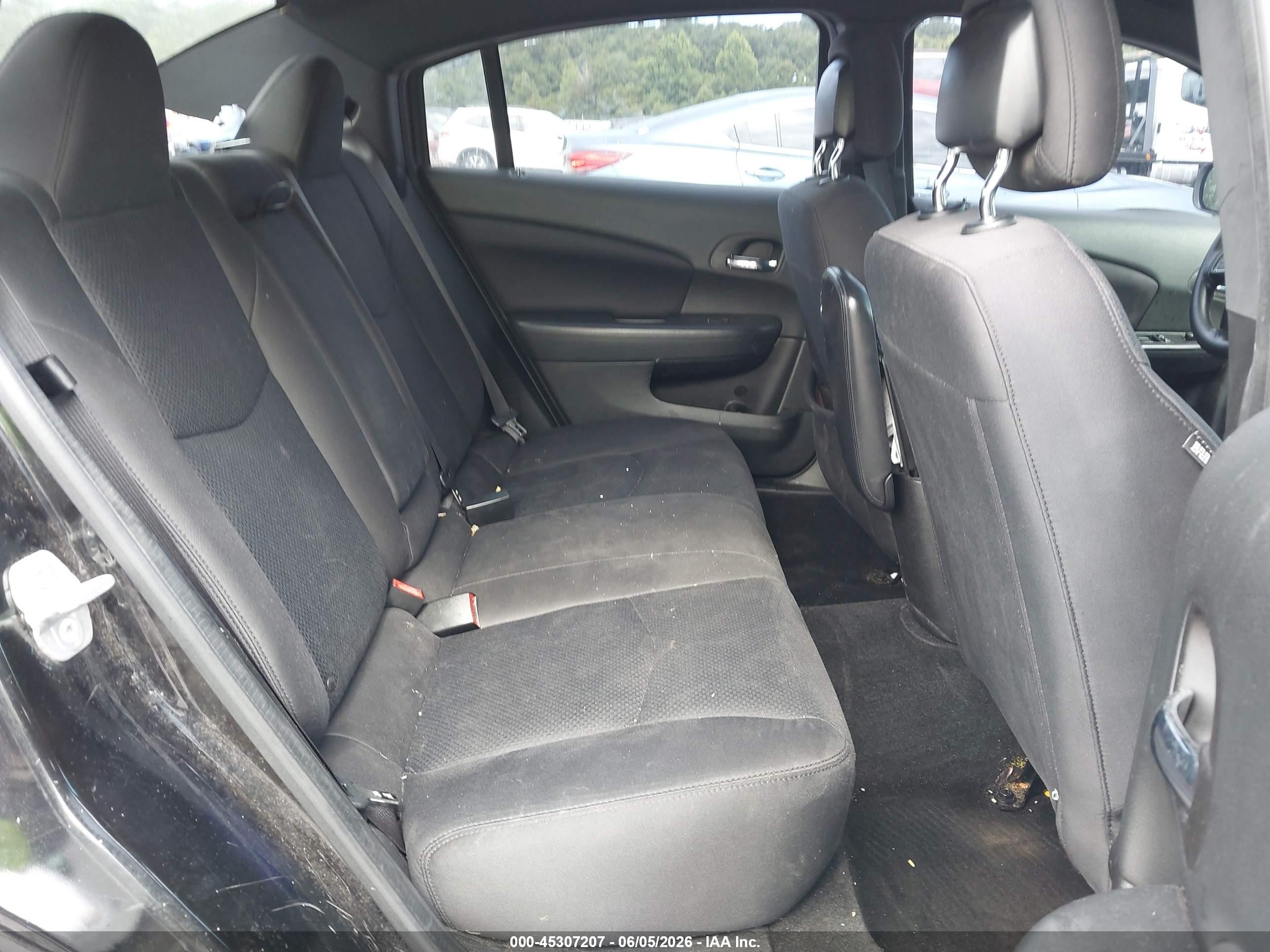 2014 Chrysler 200 Lx Black vin: 1C3CCBAB1EN206135
