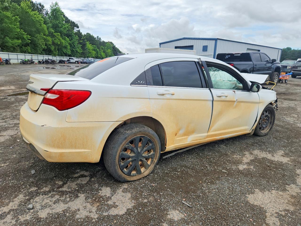 2014 Chrysler 200 Lx Белый vin: 1C3CCBAB1EN213165
