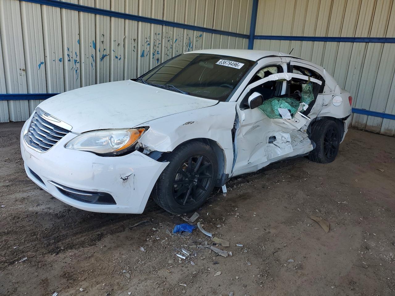 2012 Chrysler 200 S White vin: 1C3CCBAB2CN291810