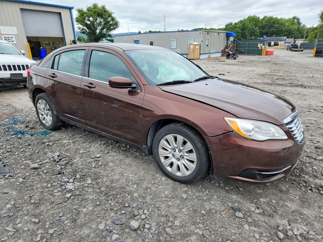 2012 Chrysler 200 Lx Brown vin: 1C3CCBAB2CN305639