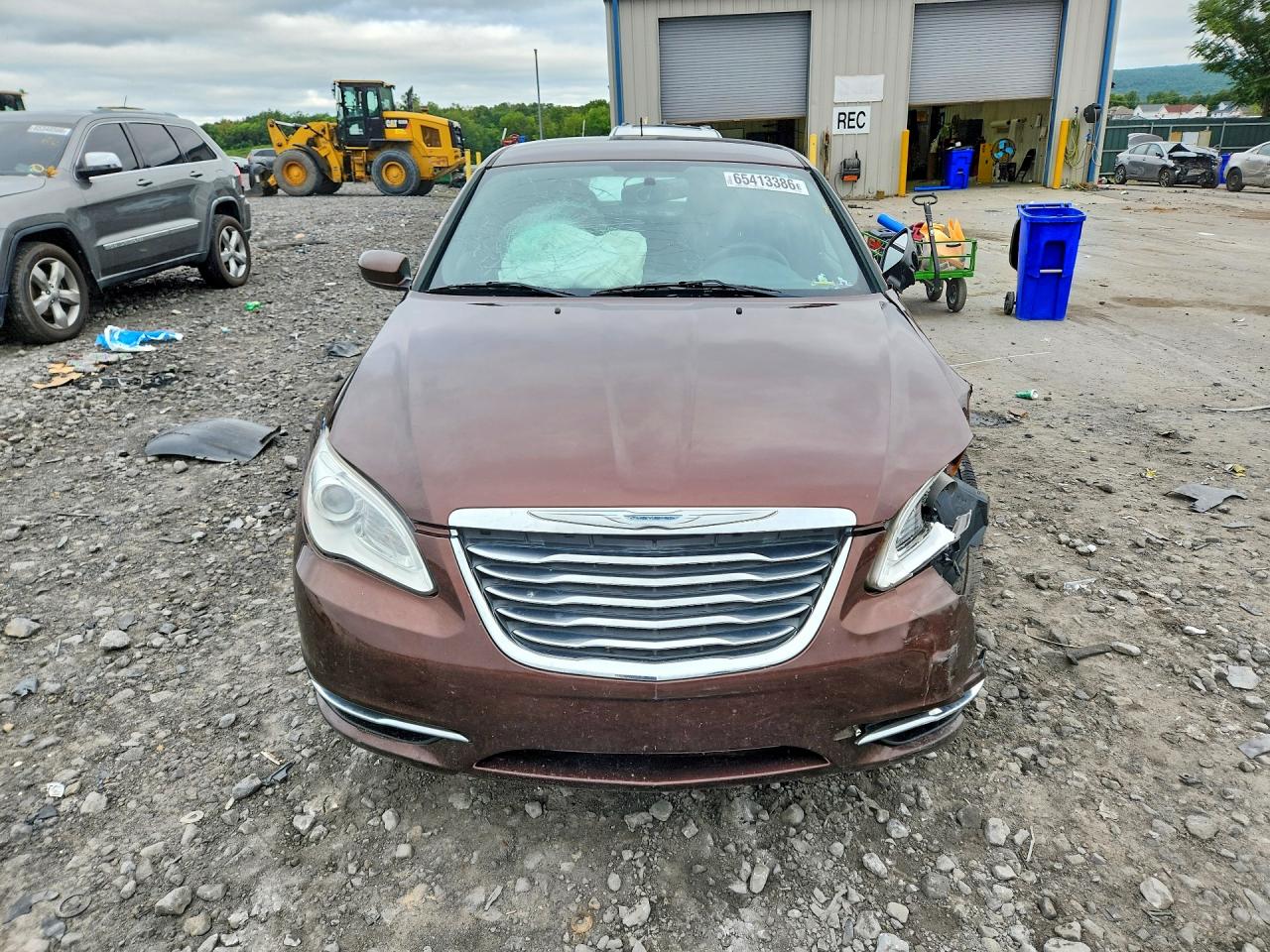 2012 Chrysler 200 Lx Brown vin: 1C3CCBAB2CN305639