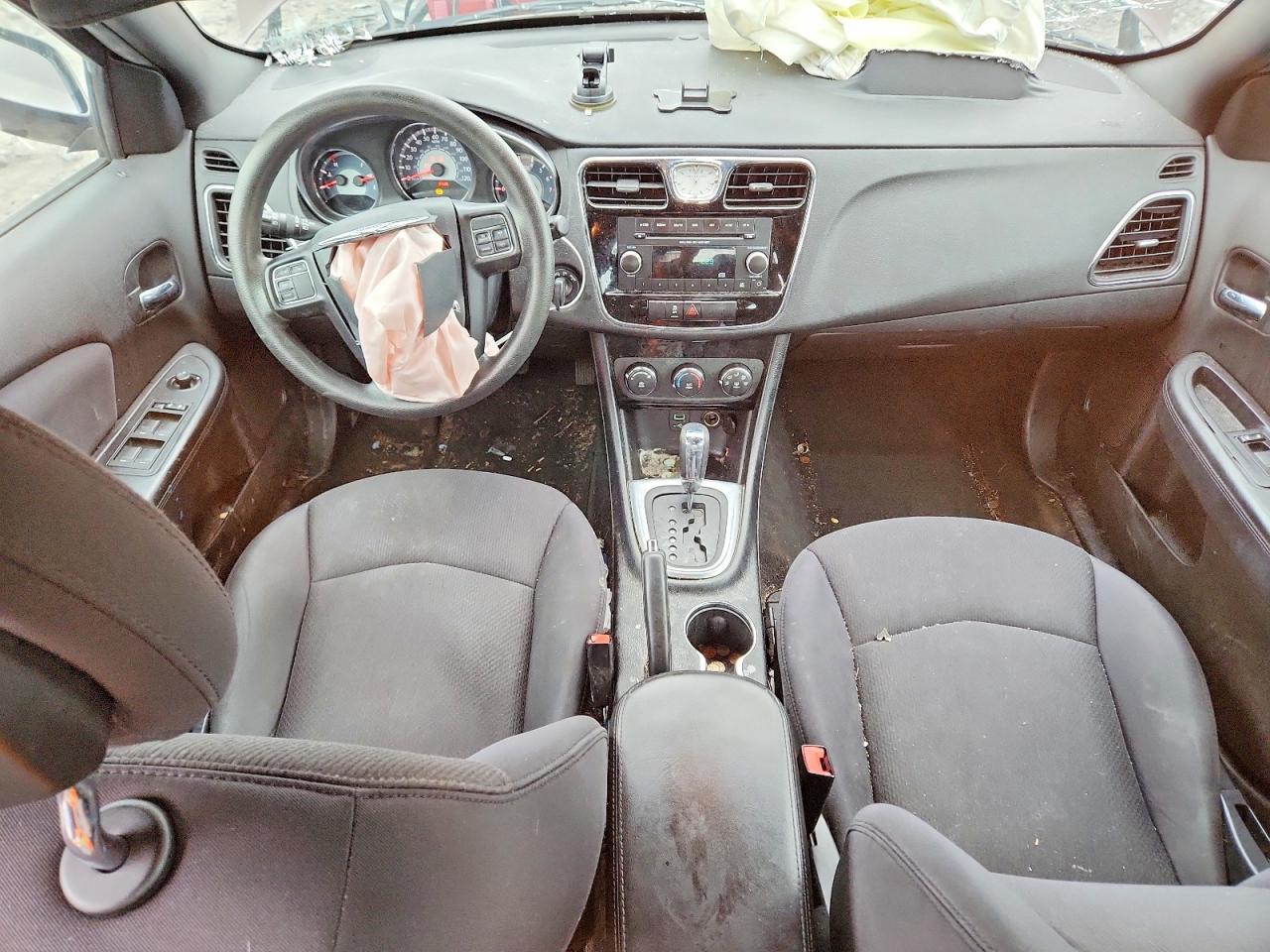 2012 Chrysler 200 Lx Brown vin: 1C3CCBAB2CN305639