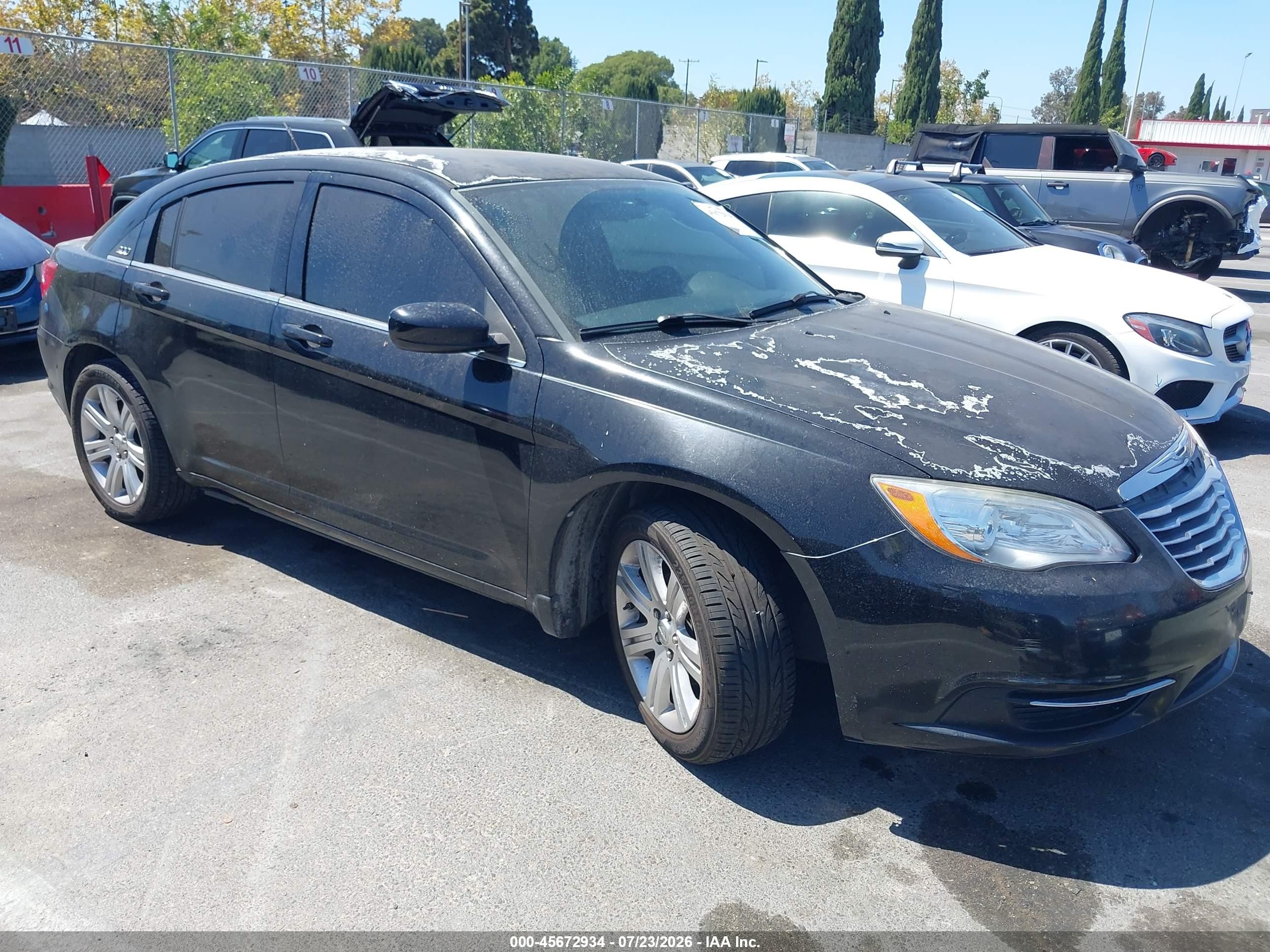 2013 Chrysler 200 Lx Black vin: 1C3CCBAB2DN640000