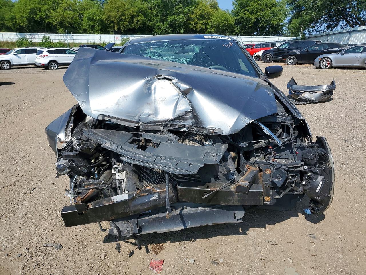 2013 Chrysler 200 Lx Серый vin: 1C3CCBAB2DN640661