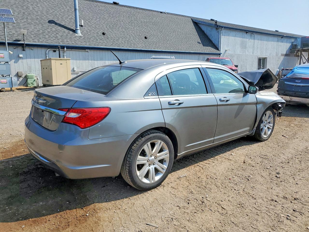 2013 Chrysler 200 Lx Серый vin: 1C3CCBAB2DN640661