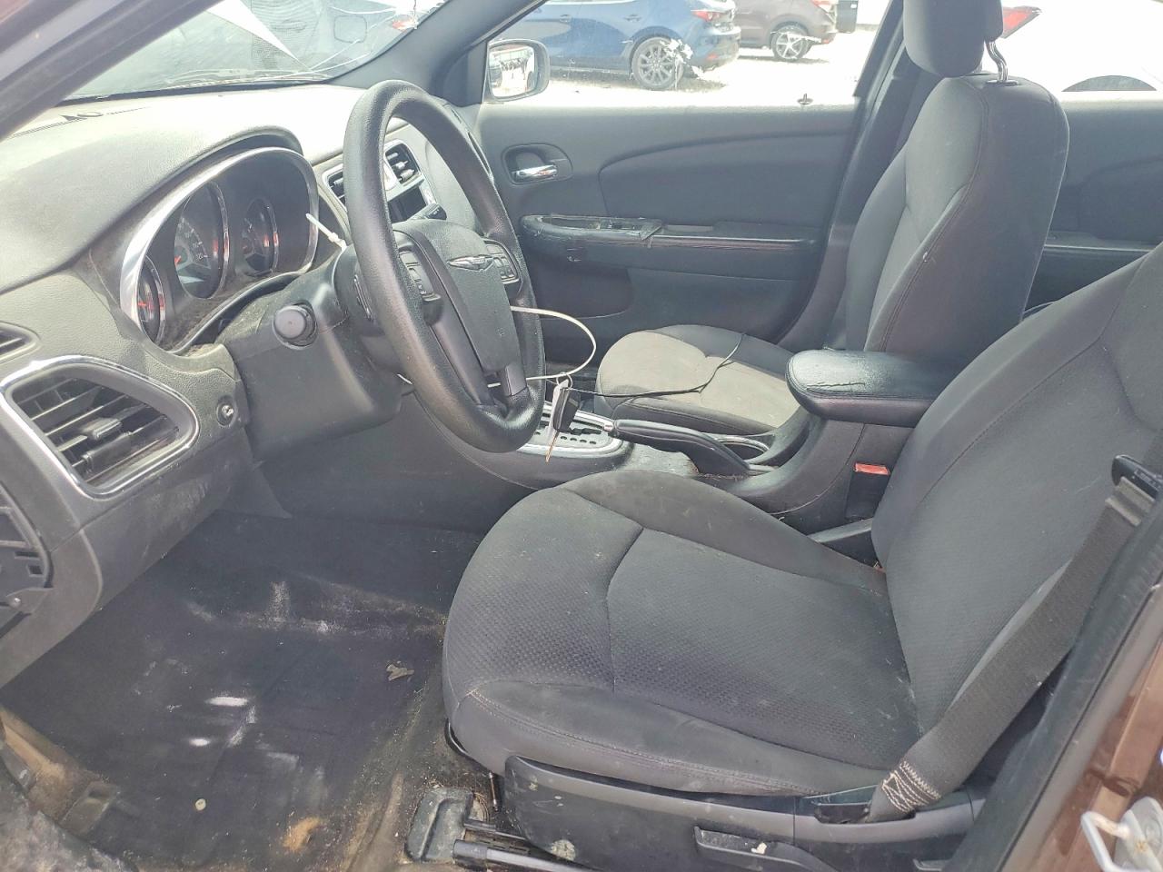 2013 Chrysler 200 Lx Brown vin: 1C3CCBAB2DN648078