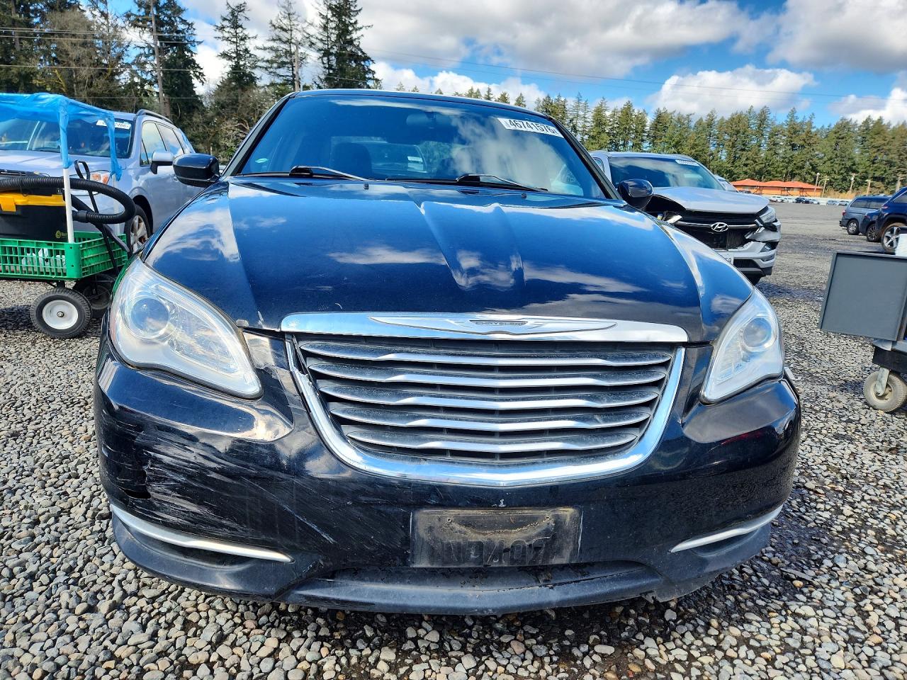 2014 Chrysler 200 Lx Black vin: 1C3CCBAB2EN125273