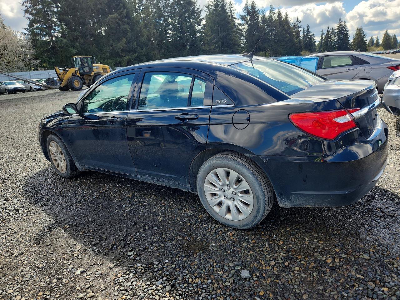 2014 Chrysler 200 Lx Black vin: 1C3CCBAB2EN125273