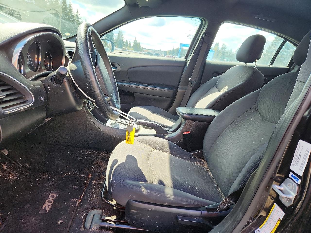 2014 Chrysler 200 Lx Black vin: 1C3CCBAB2EN125273