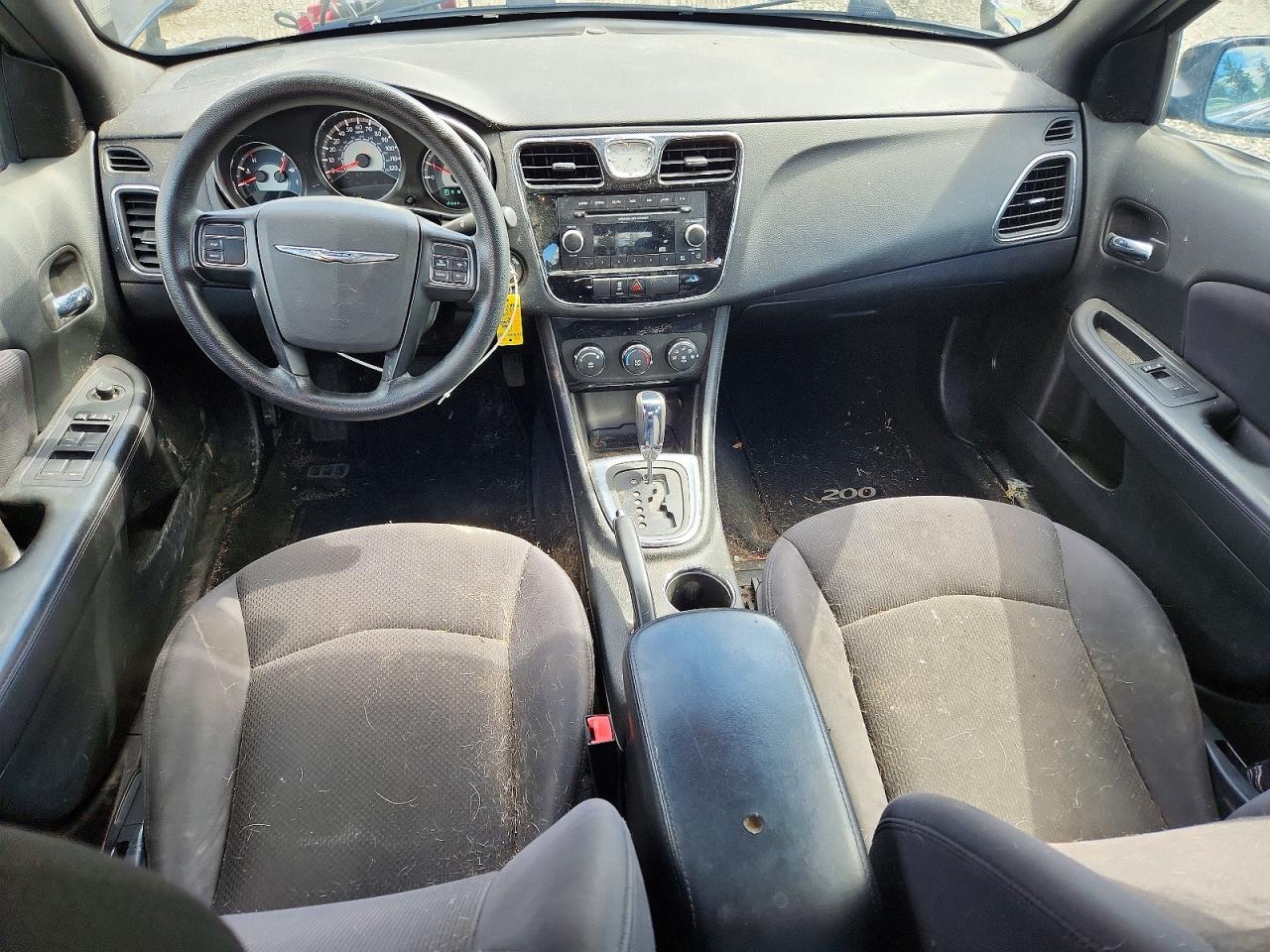 2014 Chrysler 200 Lx Black vin: 1C3CCBAB2EN125273