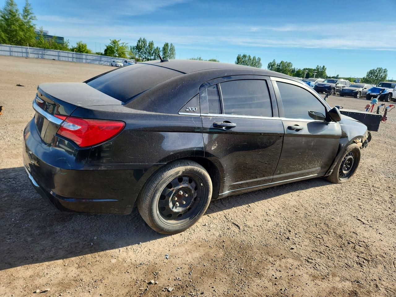 2013 Chrysler 200 Black vin: 1C3CCBAB3DN532744