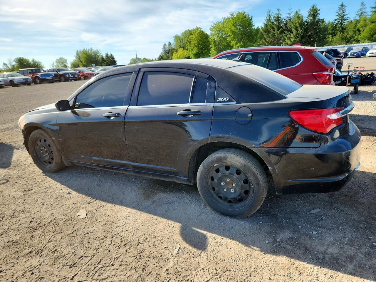 2013 Chrysler 200 Black vin: 1C3CCBAB3DN532744