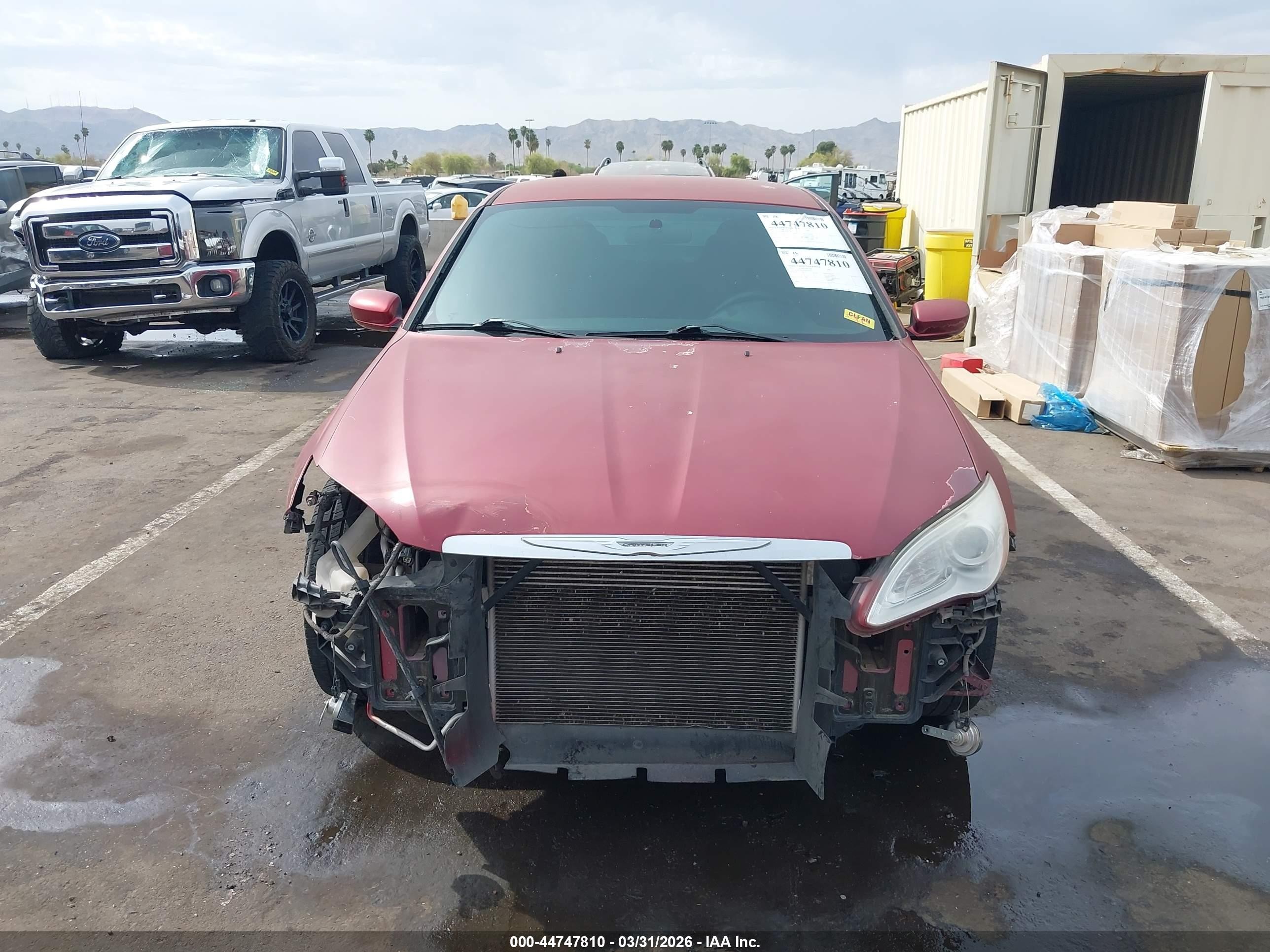 2013 Chrysler 200 Lx Red vin: 1C3CCBAB3DN671465
