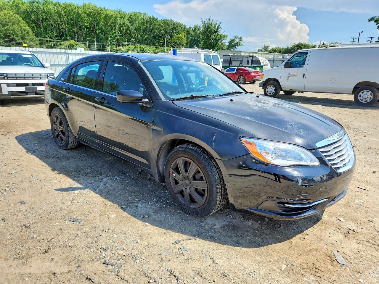 2014 Chrysler 200 Lx Black vin: 1C3CCBAB3EN211398