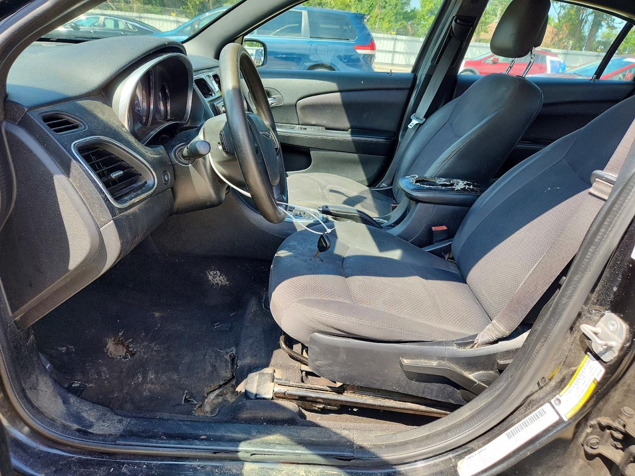 2014 Chrysler 200 Lx Black vin: 1C3CCBAB3EN211398
