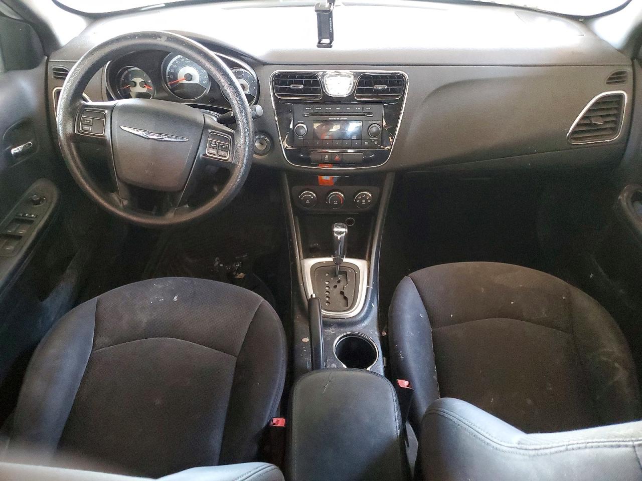 2014 Chrysler 200 Lx White vin: 1C3CCBAB3EN212759