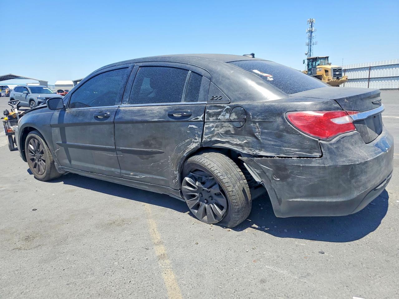 2012 Chrysler 200 Lx Black vin: 1C3CCBAB4CN199727