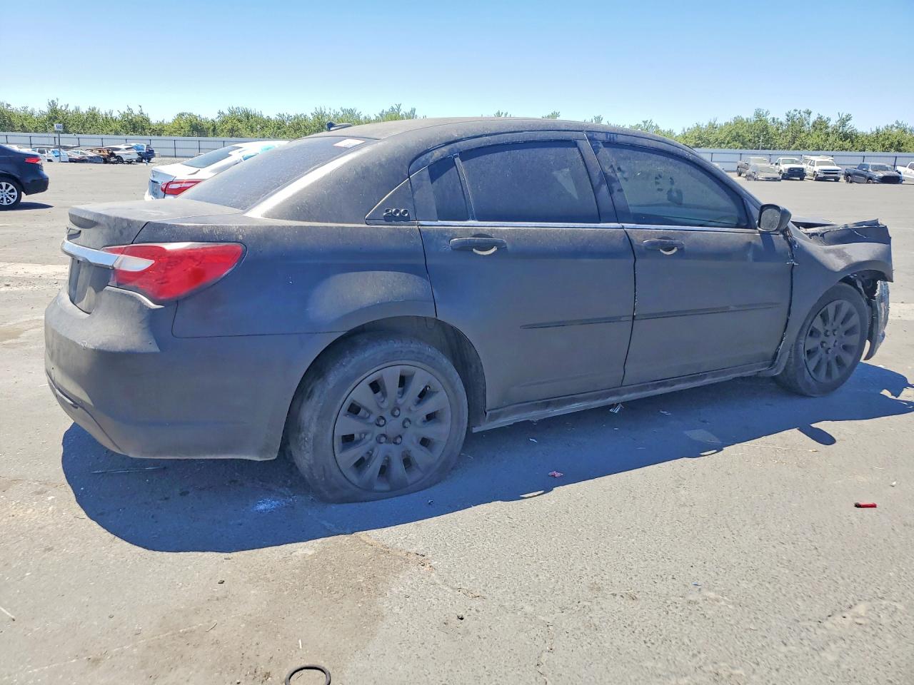 2012 Chrysler 200 Lx Black vin: 1C3CCBAB4CN199727